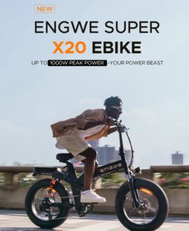 Engwe X20 1000W Motor Folding Electric Bike