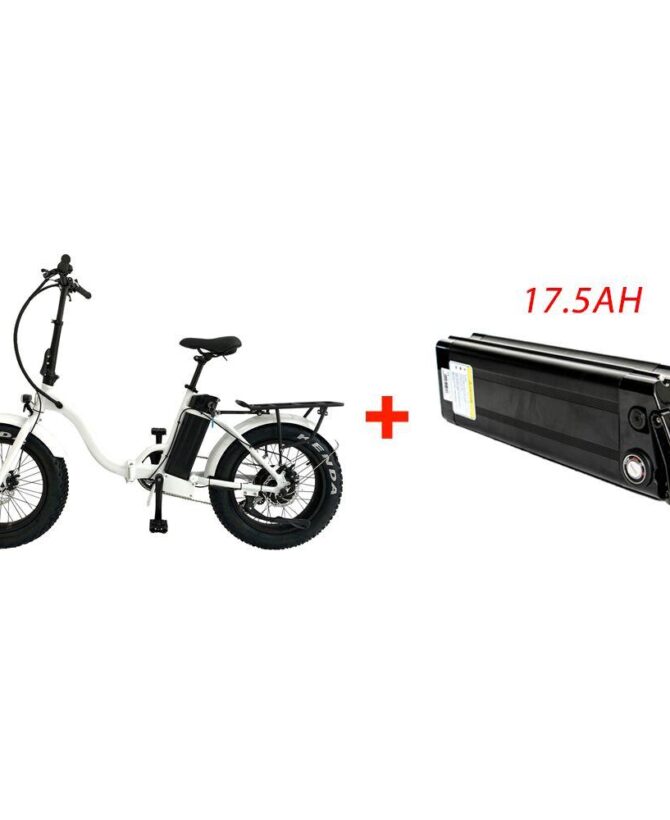 Eunorau E-Fat-Step 48V/12.5Ah 500W Folding Step-Thru Fat Tire Electric Bike