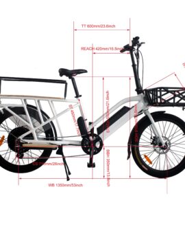 Eunorau Max-Cargo 48V/11.6Ah 750W Cargo Electric Bike