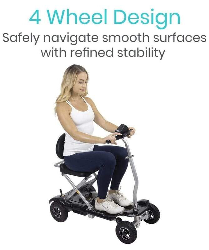 Vive Health MOB1030SLB Lithium Automatic Folding Mobility Scooter New