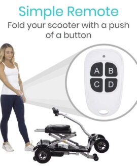 Vive Health MOB1030SLB Lithium Automatic Folding Mobility Scooter New