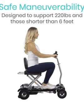 Vive Health MOB1030SLB Lithium Automatic Folding Mobility Scooter New