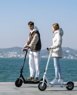 HOVERMAX H10K PRO 500W Electric Scooter, 19 MPH, 22 Miles Range, 10'' Solid Tires, Foldable for Adults