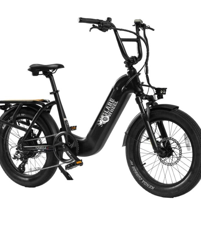 GlareWheel EB-X8Pro 52V/15Ah 750W Step-Thru Electric City Cargo Ebike