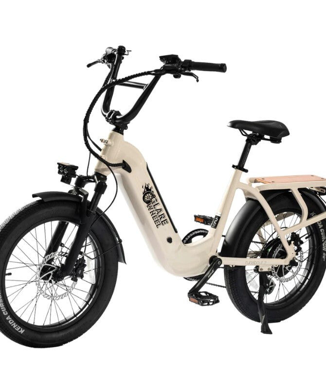 GlareWheel EB-X8Pro 52V/15Ah 750W Step-Thru Electric City Cargo Ebike