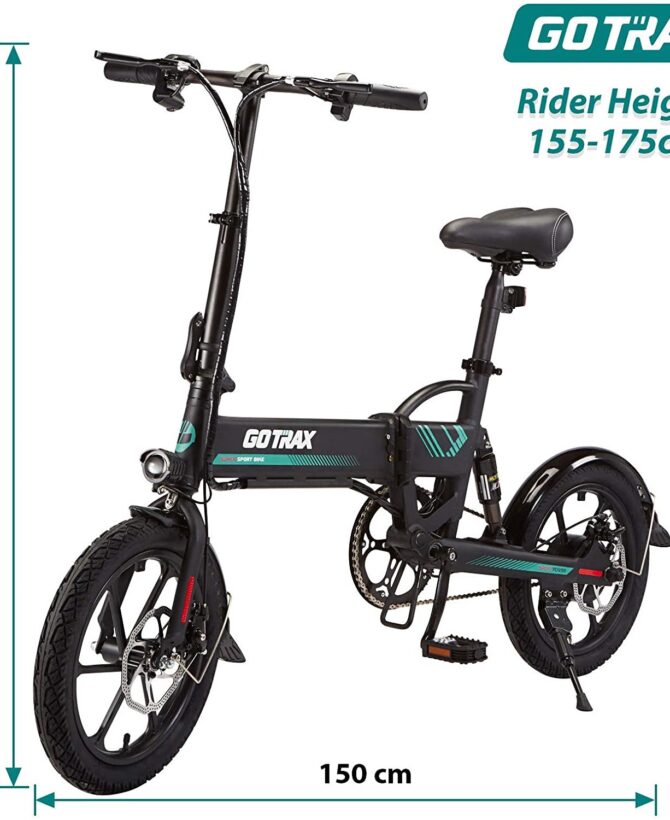 GoTrax EBE1 36V/10Ah 350W Folding Electric Bike