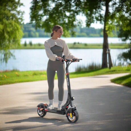 iENYRID M4 Pro S+ Electric Scooter with Seat, 800W Off Road Electric Scooter, 48V 16Ah Battery, Long Range 31 Miles, Max Speed 28 Mph, Payload 330Lbs