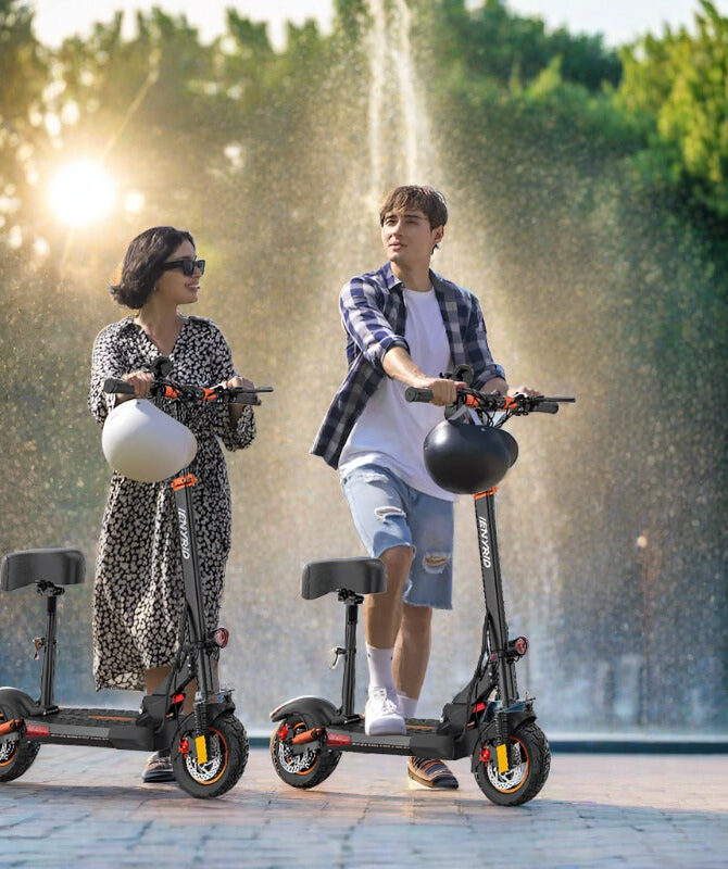 iENYRID M4 Pro S+ Electric Scooter with Seat, 800W Off Road Electric Scooter, 48V 16Ah Battery, Long Range 31 Miles, Max Speed 28 Mph, Payload 330Lbs