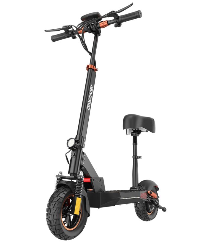 iENYRID M4 Pro S+ Electric Scooter with Seat, 800W Off Road Electric Scooter, 48V 16Ah Battery, Long Range 31 Miles, Max Speed 28 Mph, Payload 330Lbs