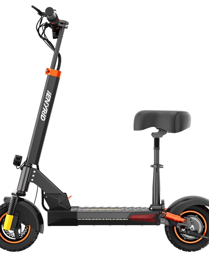 iENYRID M4 Pro S+ Electric Scooter with Seat, 800W Off Road Electric Scooter, 48V 16Ah Battery, Long Range 31 Miles, Max Speed 28 Mph, Payload 330Lbs