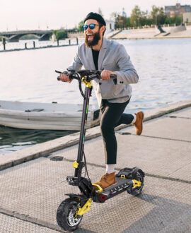 iENYRID ES60 2400w Dual Motor Electric Scooter For Adults With 48v 23ah Battery, Max Speed 37 Mph, Max Range 43 Miles, Max Load 350 Lbs
