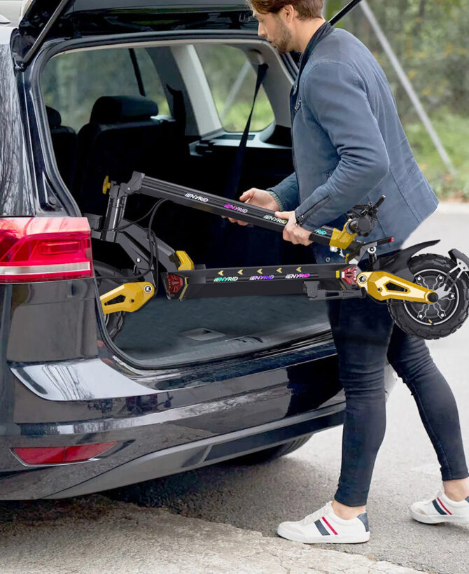 iENYRID ES60 2400w Dual Motor Electric Scooter For Adults With 48v 23ah Battery, Max Speed 37 Mph, Max Range 43 Miles, Max Load 350 Lbs