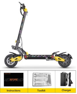iENYRID ES60 2400w Dual Motor Electric Scooter For Adults With 48v 23ah Battery, Max Speed 37 Mph, Max Range 43 Miles, Max Load 350 Lbs