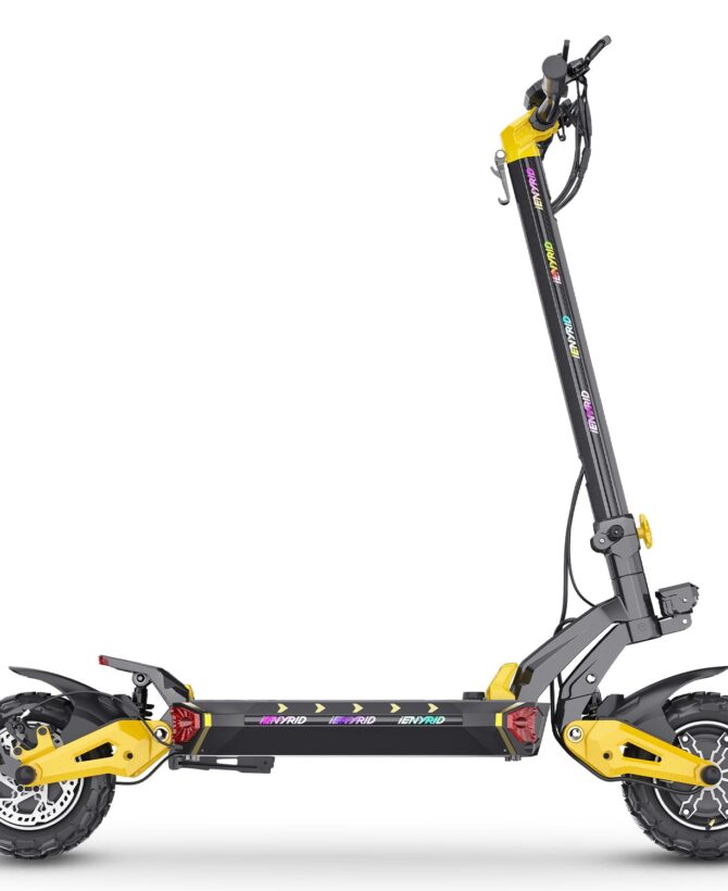 iENYRID ES60 2400w Dual Motor Electric Scooter For Adults With 48v 23ah Battery, Max Speed 37 Mph, Max Range 43 Miles, Max Load 350 Lbs