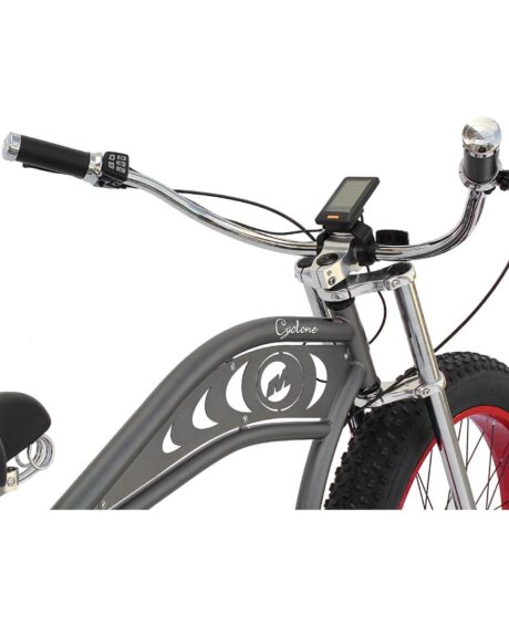 Micargi Cyclone 48V/11.6Ah 500W Fat Tire Vintage Cruiser Electric Bike