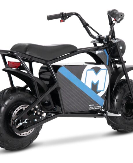 MotoTec 48v 1000w Electric Powered Mini Bike Black