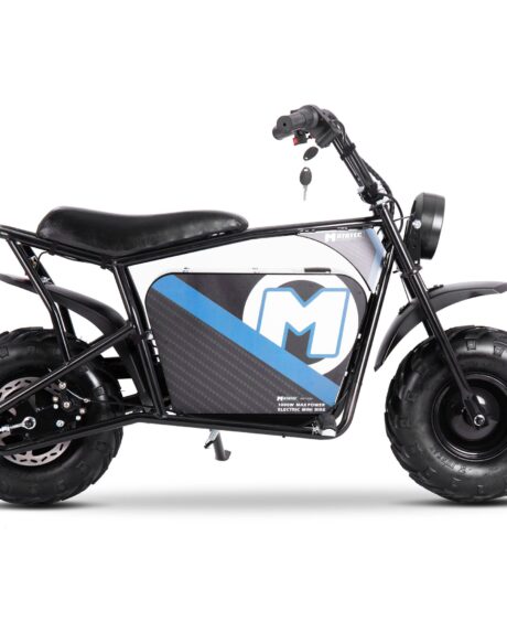 MotoTec 48v 1000w Electric Powered Mini Bike Black