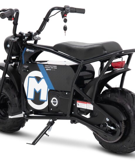 MotoTec 48v 1000w Electric Powered Mini Bike Black