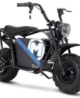 MotoTec 48v 1000w Electric Powered Mini Bike Black