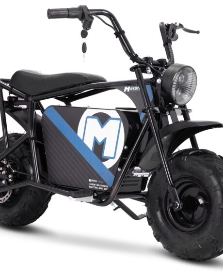 MotoTec 48v 1000w Electric Powered Mini Bike Black