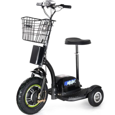 MotoTec 48V/12Ah 500W 3-Wheel Electric Scooter