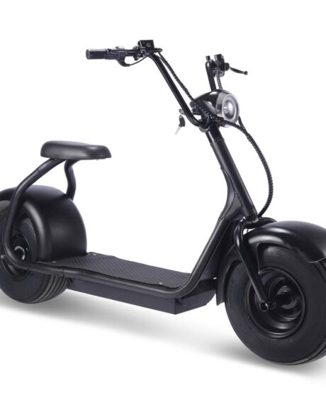 MotoTec Fat Tire 60v 18ah 2000w Lithium Electric Scooter Black