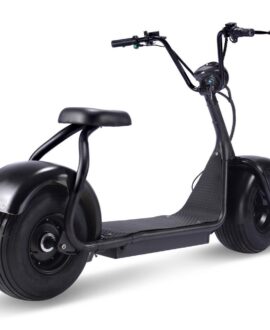 MotoTec Fat Tire 60v 18ah 2000w Lithium Electric Scooter Black