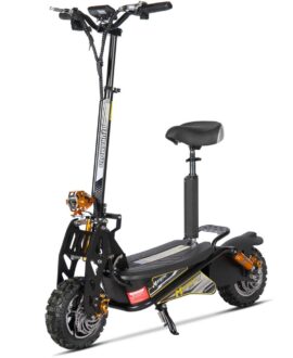 MotoTec Ares 48v 1600w Electric Scooter Black