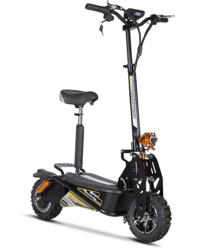 MotoTec Ares 48v 1600w Electric Scooter Black
