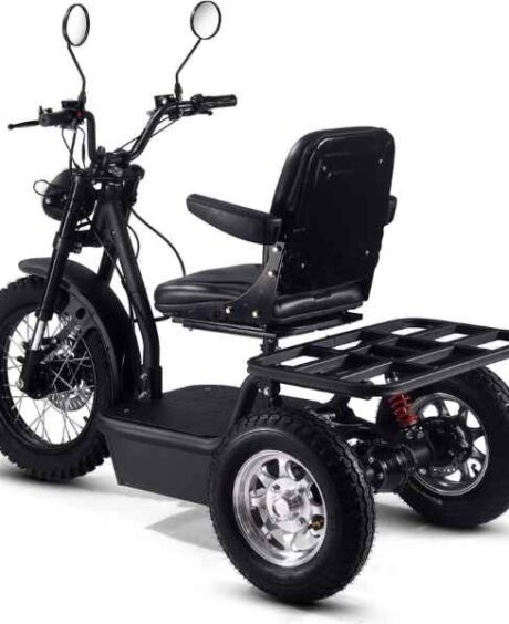 MotoTec Electric Trike 60v 1800w Black