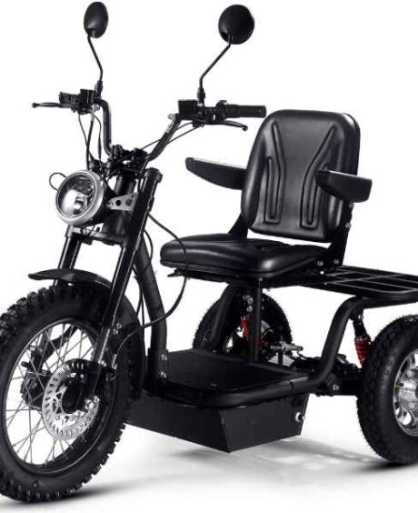 MotoTec Electric Trike 60v 1800w Black