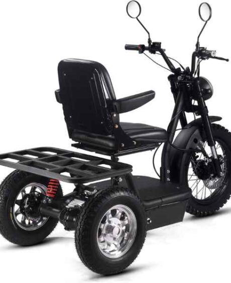 MotoTec Electric Trike 60v 1800w Black