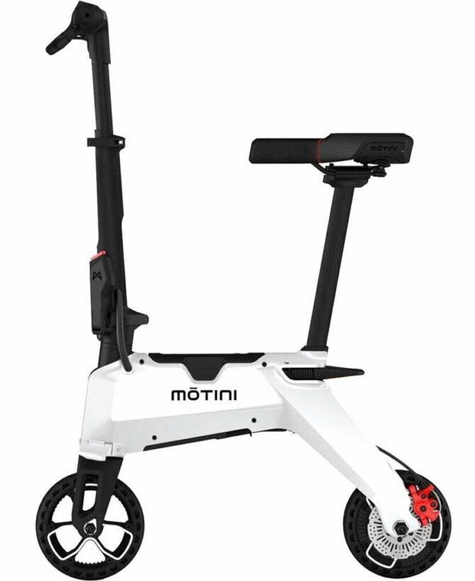 MotoTec - Motini Nano 36v 250w Lithium Electric Scooter White | Motini-Nano_White