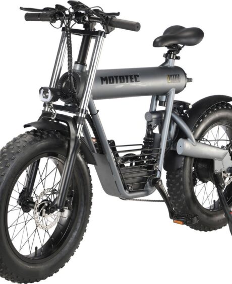 MotoTec Roadster 48V/15Ah 500W Fat Tire Electric Bike