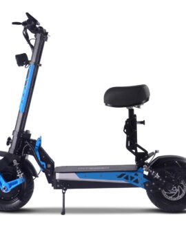 MotoTec Switchblade 60v 4000w Lithium Electric Scooter Blue