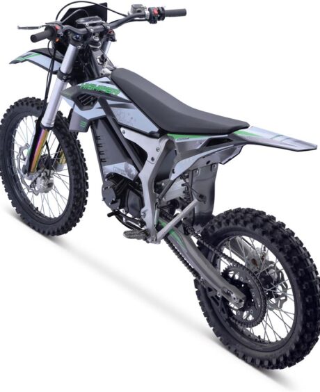 MotoTec Venom 72v 12000w Electric Dirt Bike White