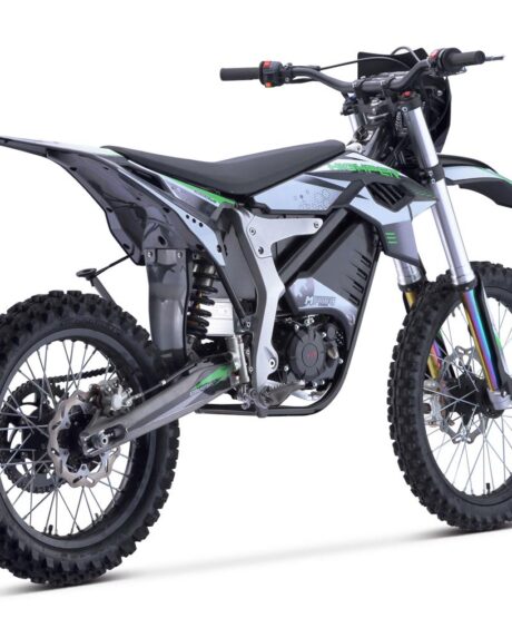 MotoTec Venom 72v 12000w Electric Dirt Bike White