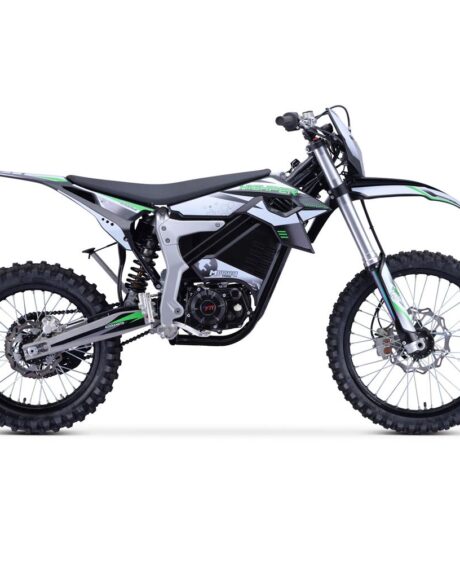 MotoTec Venom 72v 12000w Electric Dirt Bike White