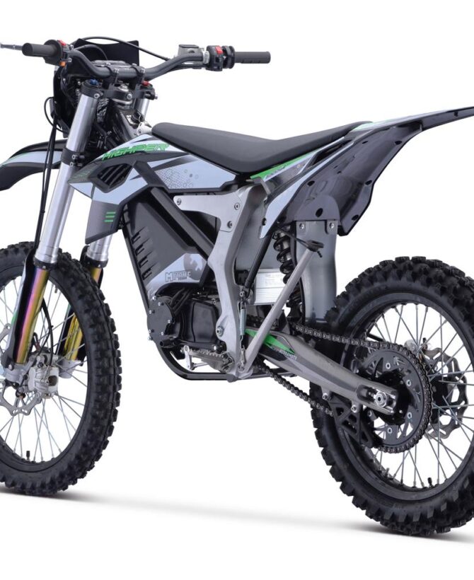 MotoTec Venom 72v 12000w Electric Dirt Bike White