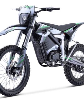 MotoTec Venom 72v 12000w Electric Dirt Bike White