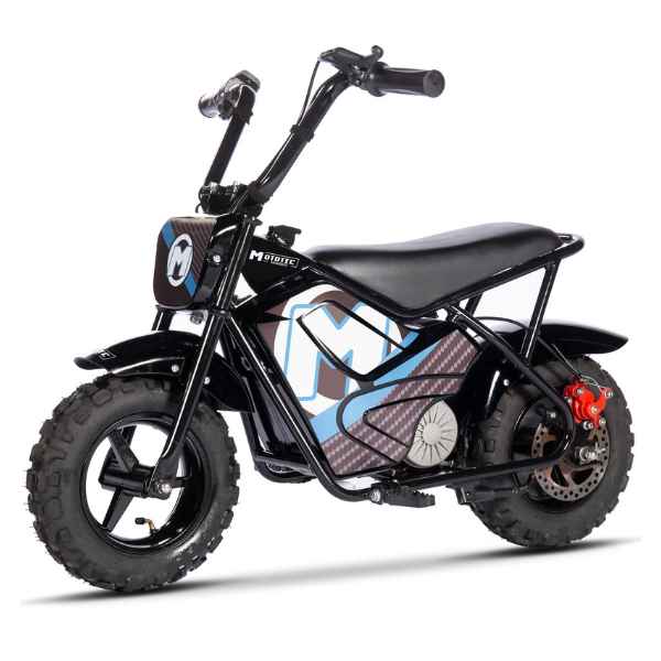 MotoTec 24v 250w Electric Powered Mini Bike Black