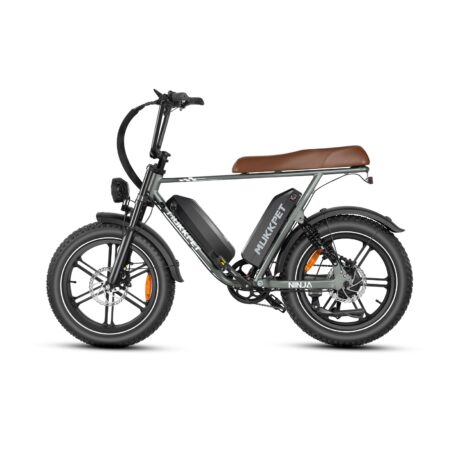 Mukkpet Ninja Moped 48V/15Ah 750W Fat Tire Electric Bike