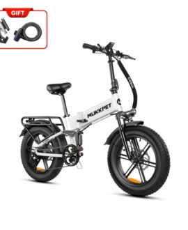 Mukkpet Tank 48V 15AH 750W Foldable Fat Tire E-bike