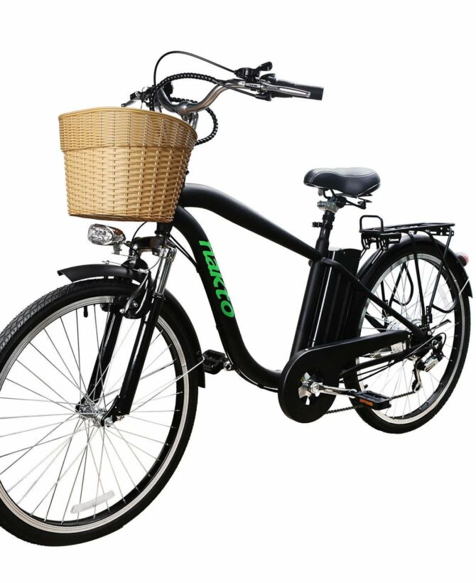 Nakto Camel Men 36V/10Ah 250W Cruiser Electric Bike With Plastic Basket