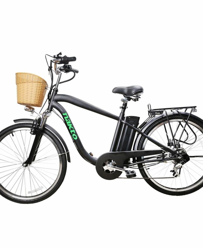 Nakto Camel Men 36V/10Ah 250W Cruiser Electric Bike With Plastic Basket