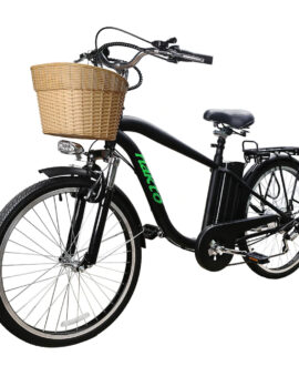 Nakto Camel Men 36V/10Ah 350W Beach Cruiser Electric Bike with Plastic Basket