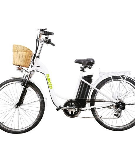 Nakto Camel Women 36V/10Ah 350W Cruiser Electric Bike With Plastic Basket