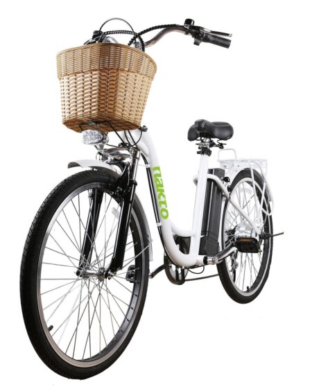 Nakto Camel Women 36V/10Ah 350W Cruiser Electric Bike With Plastic Basket