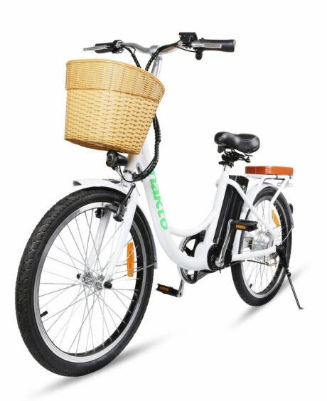 Nakto Elegance 36V/10Ah 250W Cruiser Electric Bike With Plastic Basket