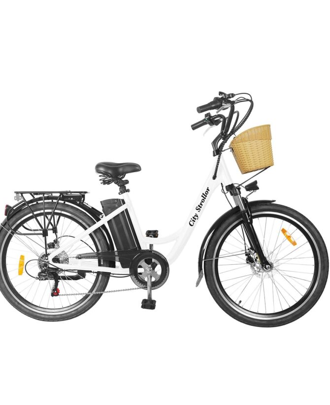 Nakto Stroller 36V/12Ah 350W Cruiser Electric Bike With Plastic Basket